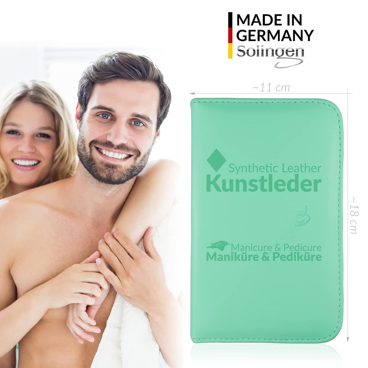 12-teiliges Maniküre-Set, Mint