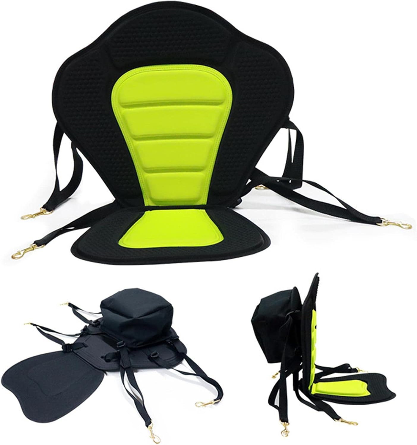Kajaksitz mit hoher Rückenlehne und Tasche, Mit Tasche