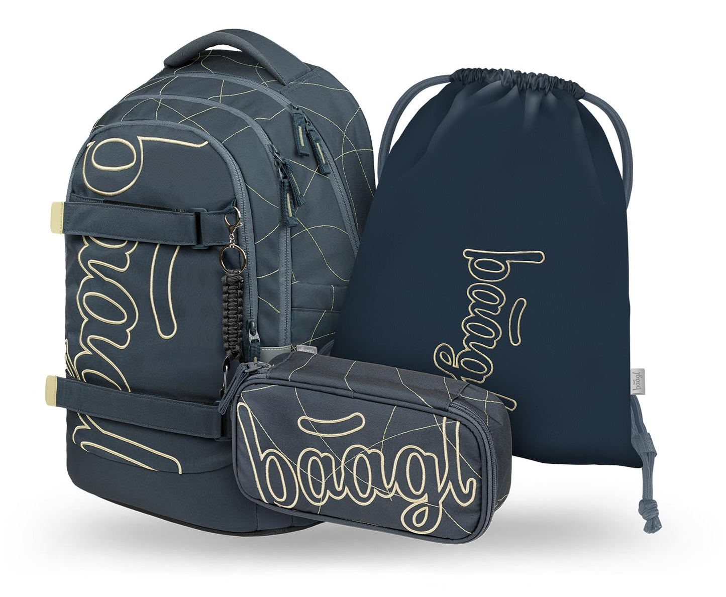 Schulrucksack Set Teenager (3-teilig) 30L - Wave, Wave