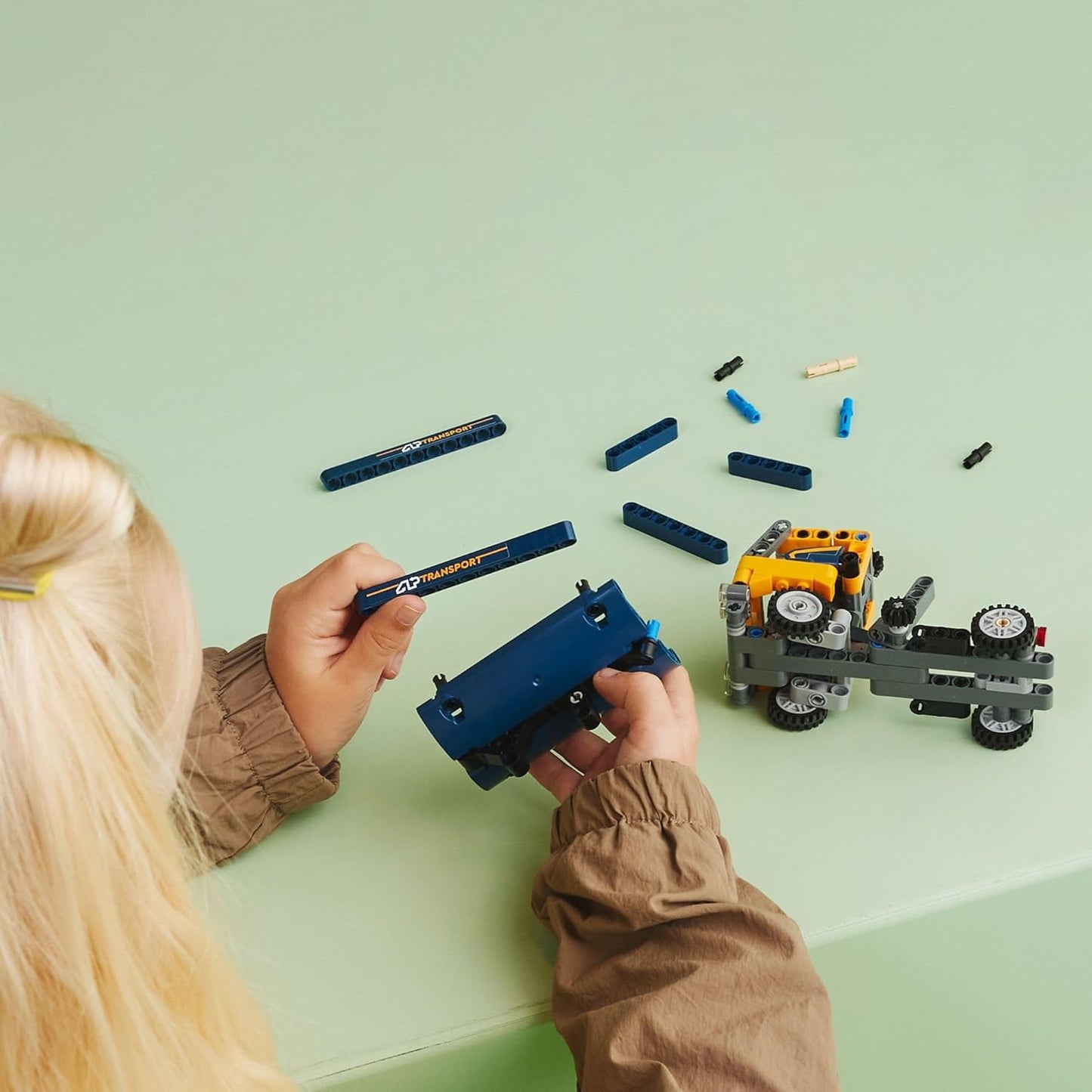 Technic Baufahrzeugmodell 2in1 Set (ab 7 Jahren)