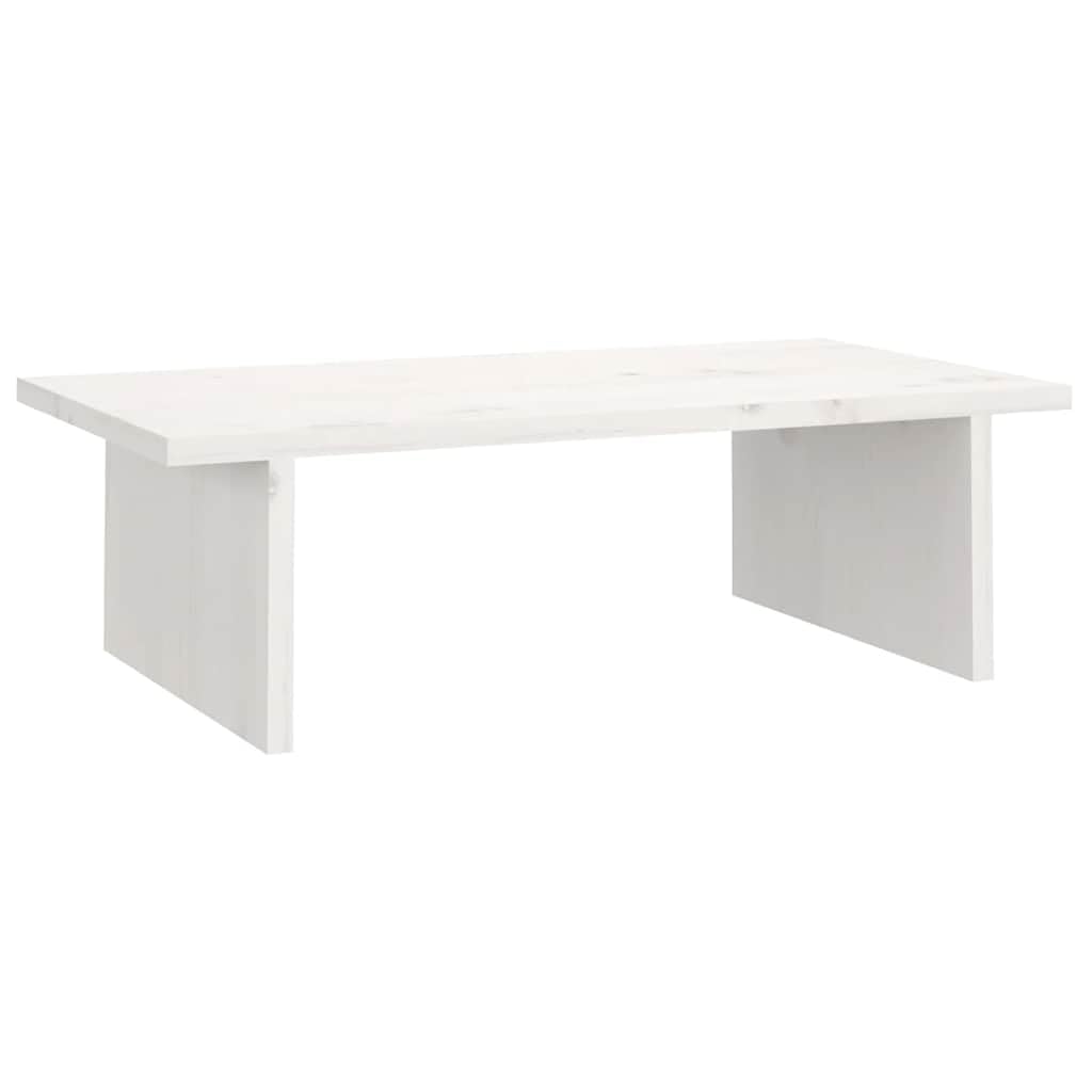 Monitorständer, 50 x 27 x 15 cm Weiss