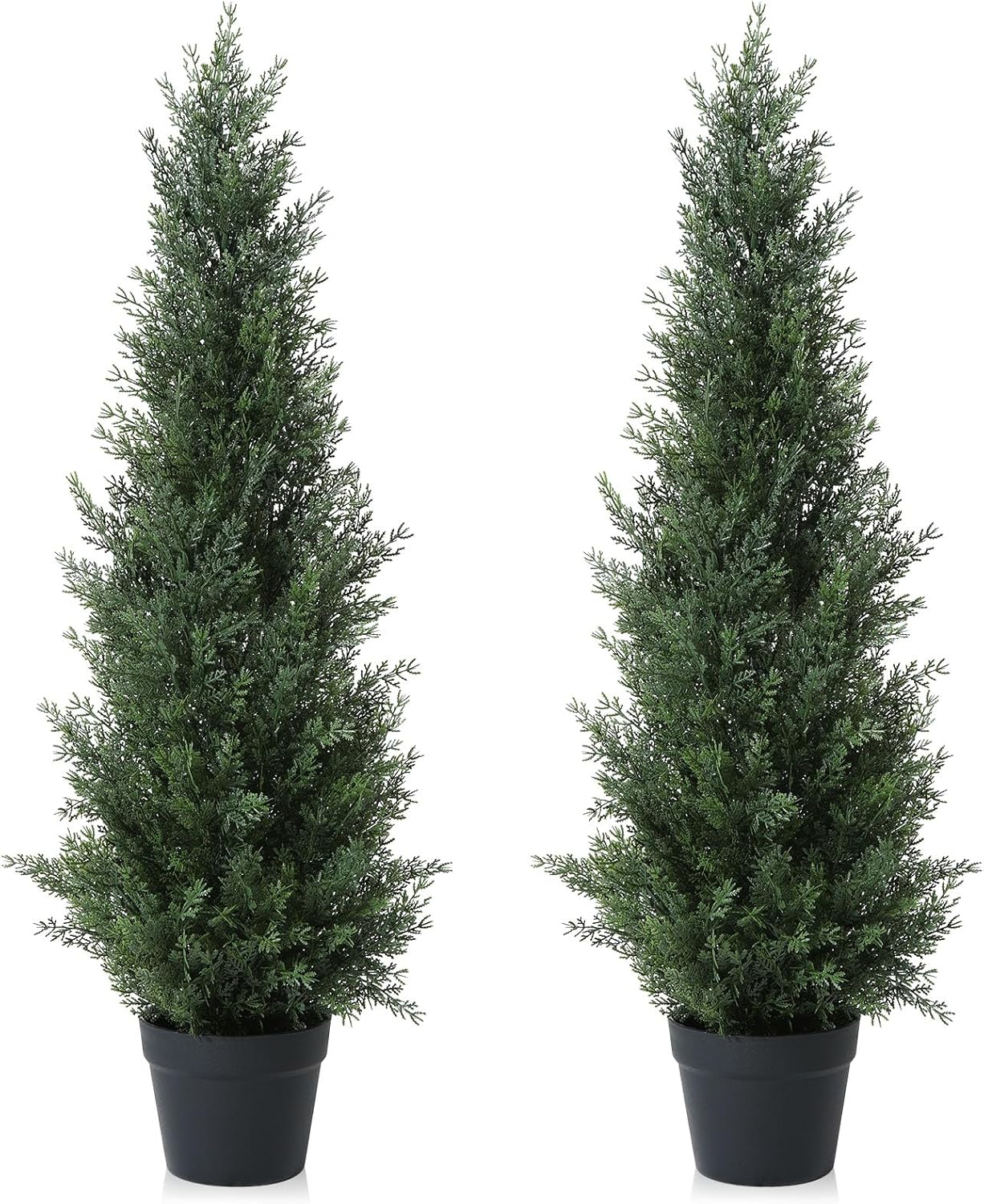 Künstliche Zedernbäume im Topf, 2er-Set, 2, 95 CM