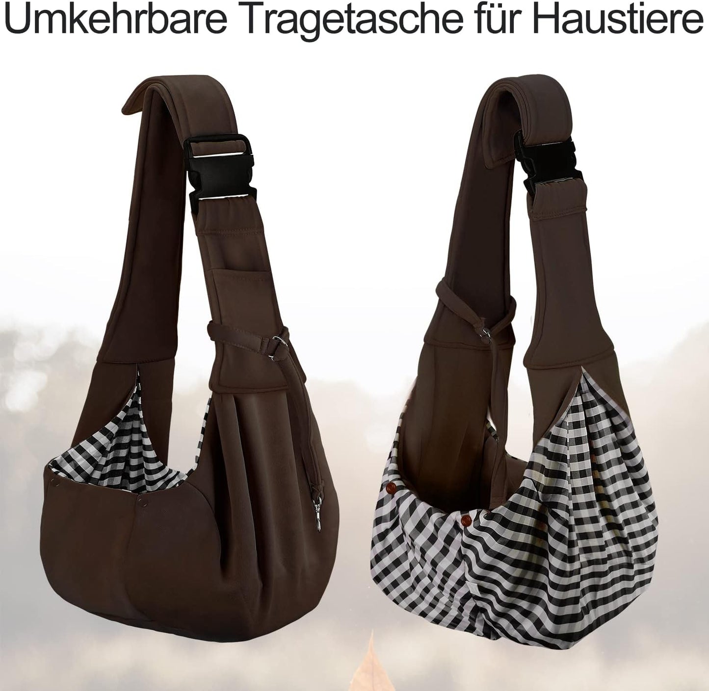 Tragetuch für Hunde, Braun