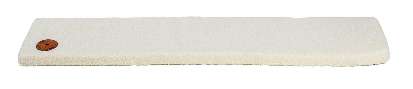 Katzen Fensterliege mit rutschfester Rückseite, Creme boucle 100 x 20 x 3 cm