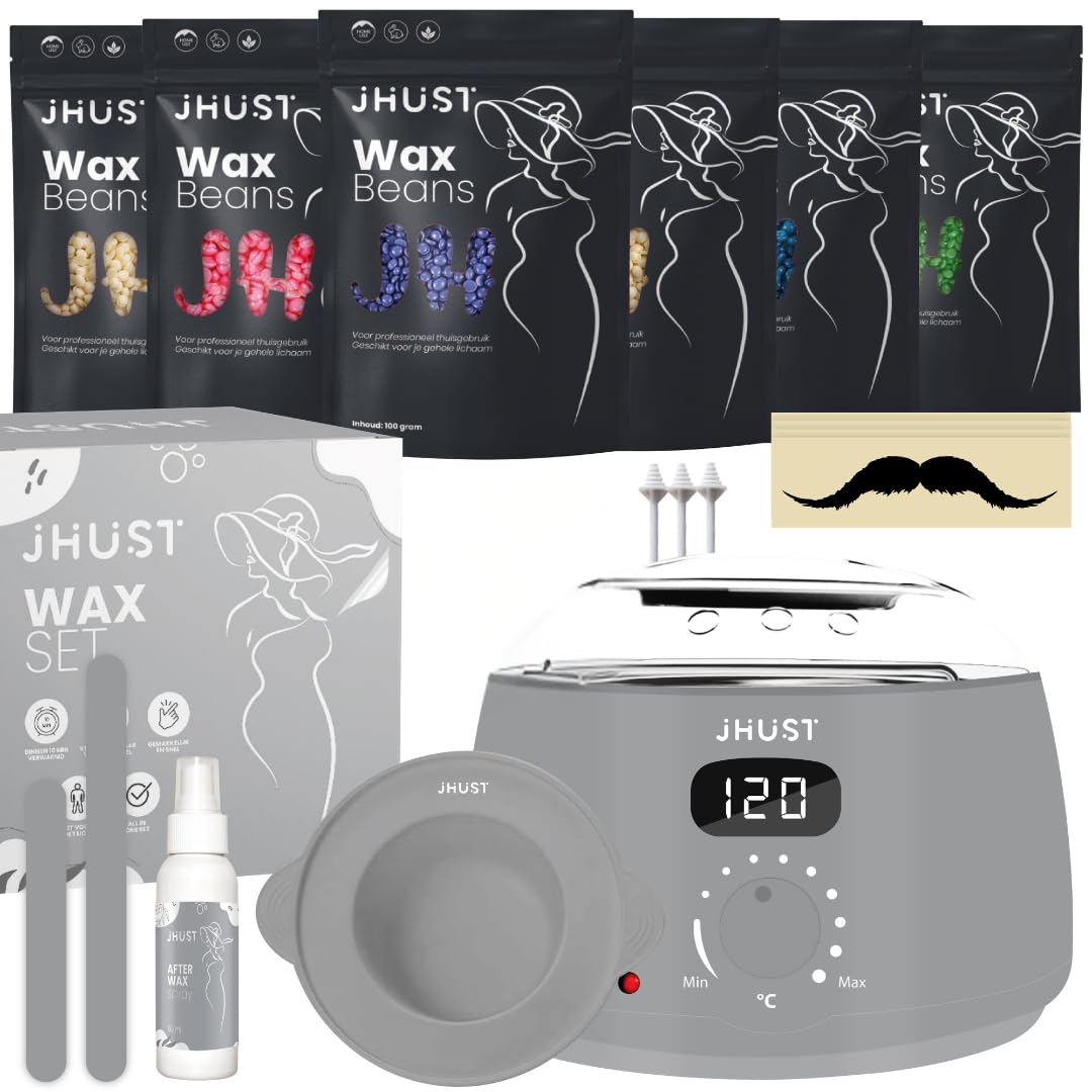 Wachswärmer mit Zubehör-Set, grau