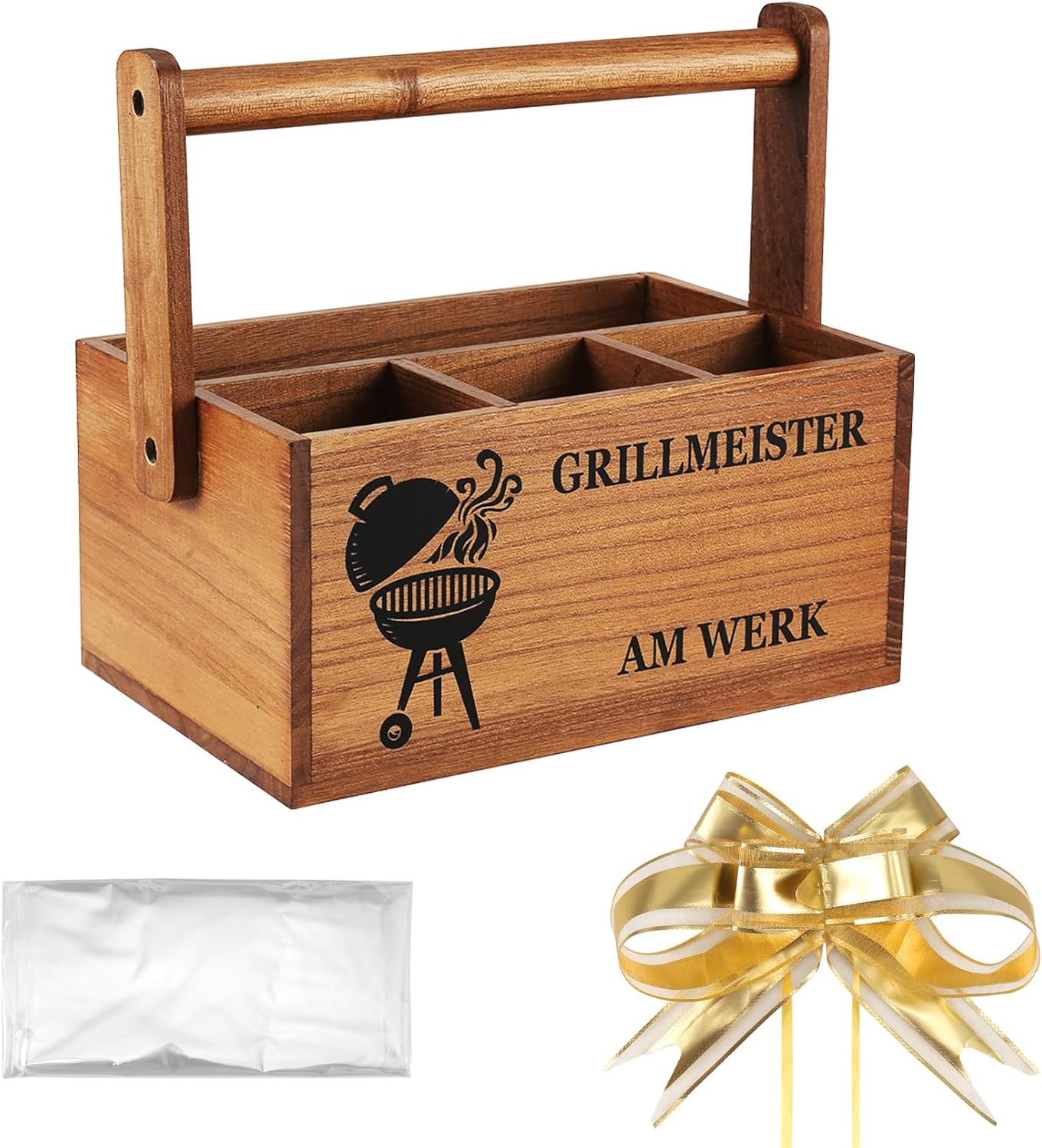 Grillzubehör Organizer Grillmeister am Werk
