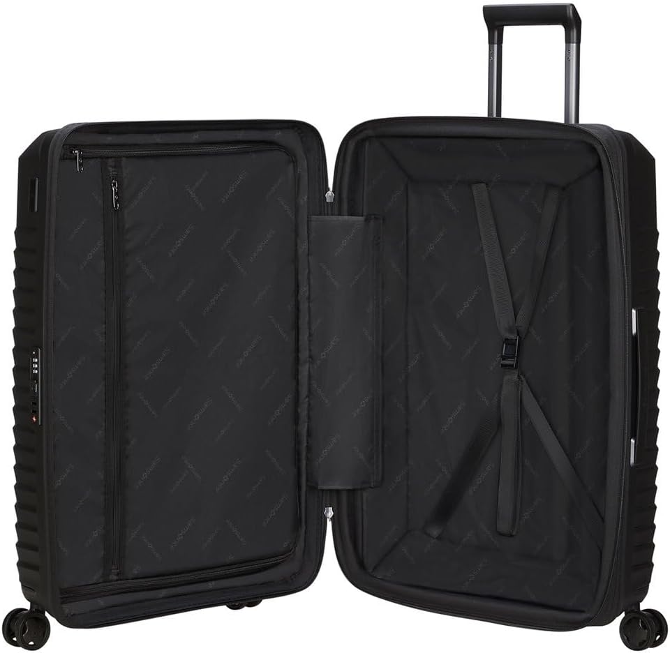Erweiterbarer Koffer M, Black (Black) Spinner M (69 cm - 87L)