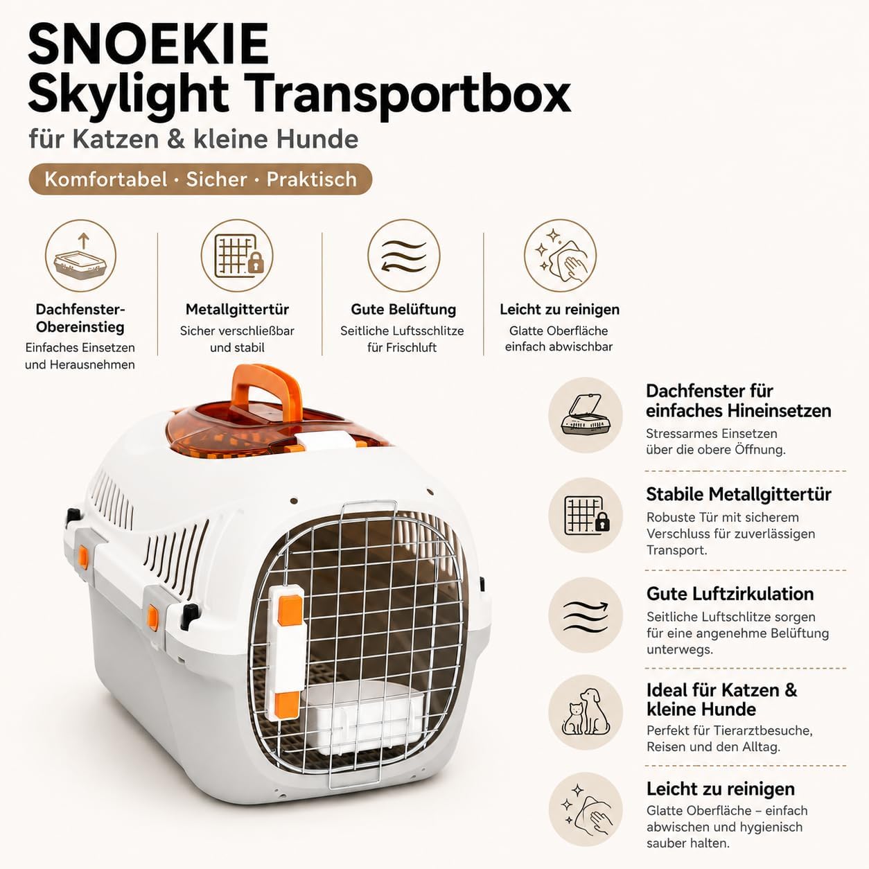 Transportbox mit 2 Öffnungen