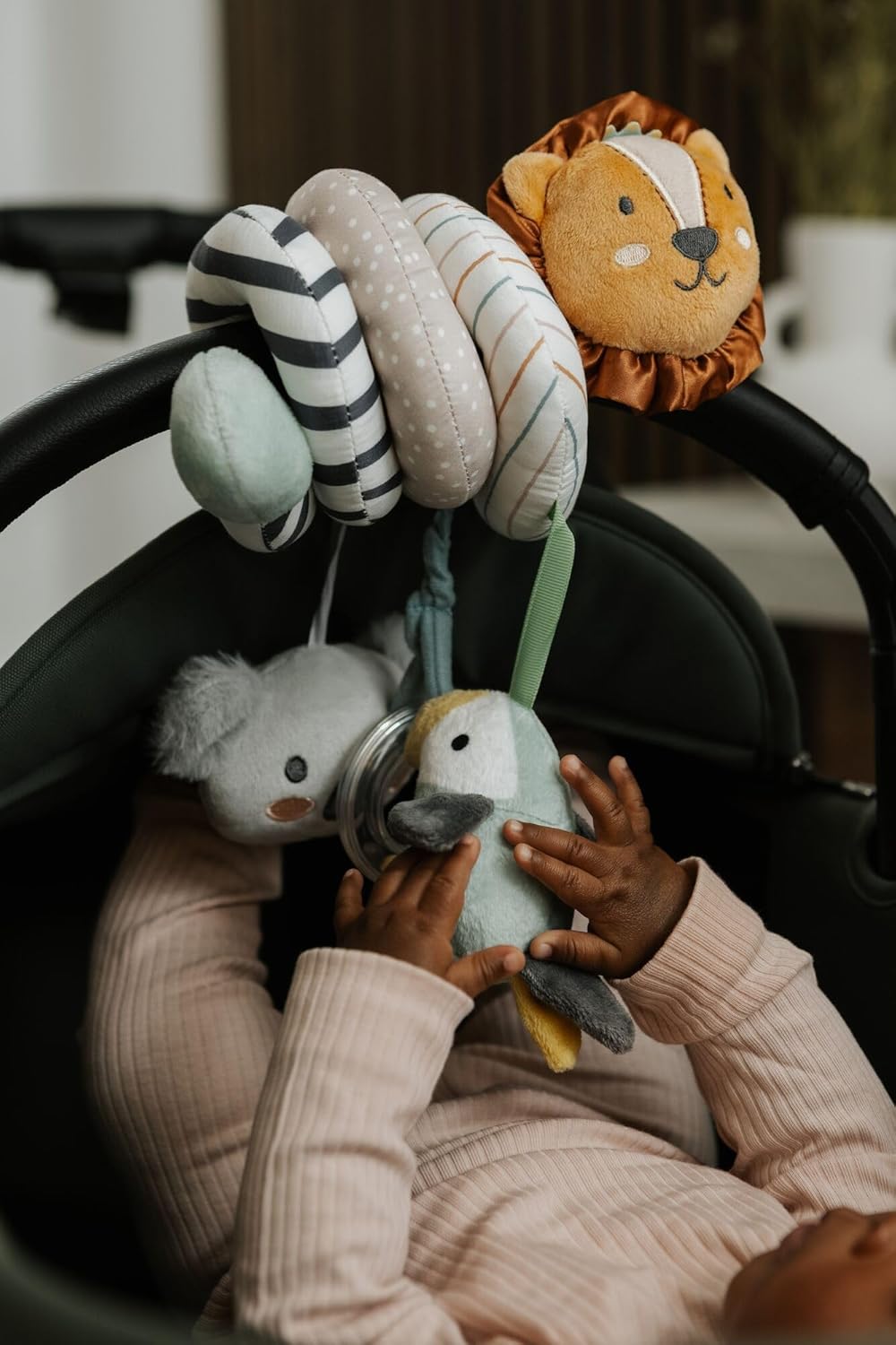 Animal Adventure Spiral-Spielzeug für Kinderwagen, Einzelbett