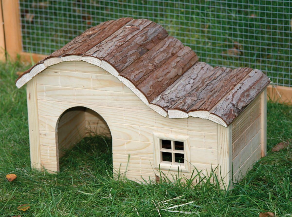 Nagerhaus mit geschwungenem Dach (40x25x25 cm), 40 x 25 x 25 cm