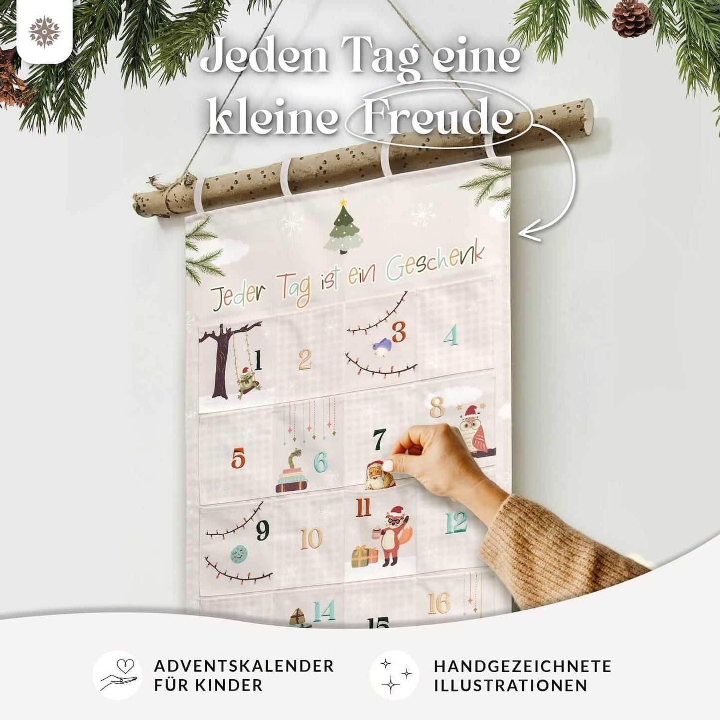 Adventskalender zum Befüllen
