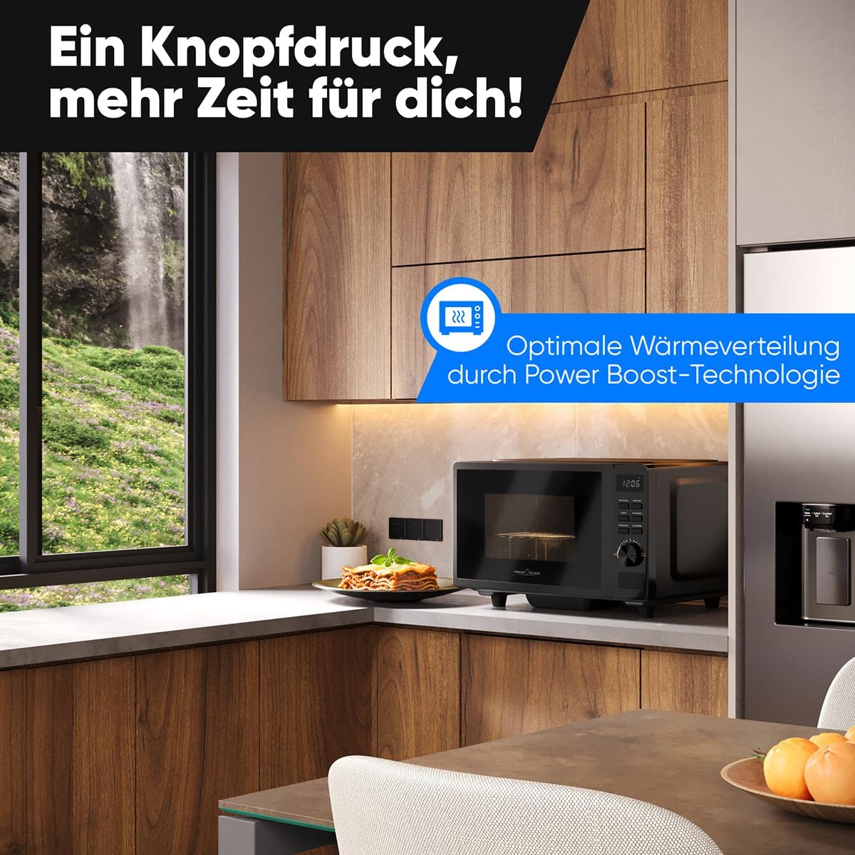 PC-MWG 1278 Mikrowelle mit Grill und Timer