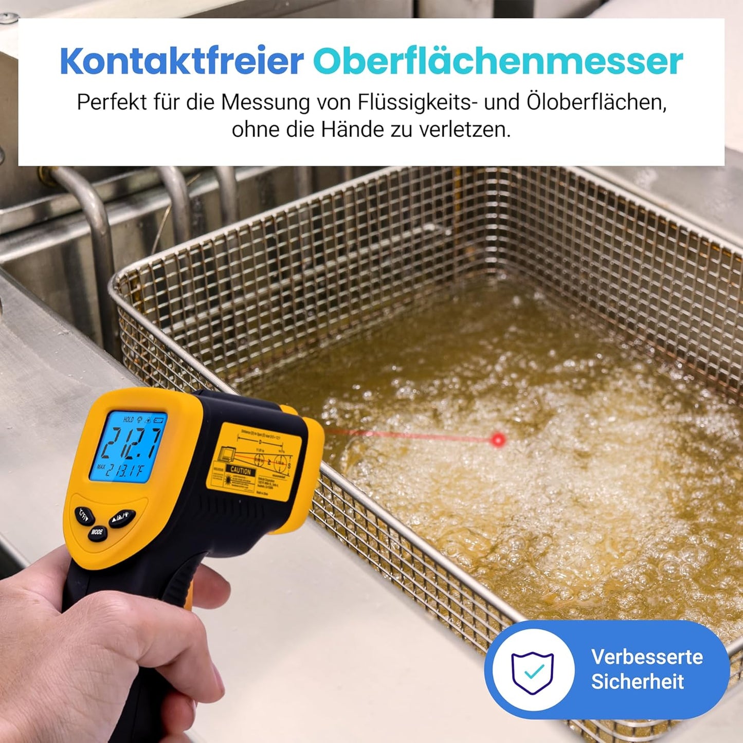Digitales Laser-Infrarot-Thermometer