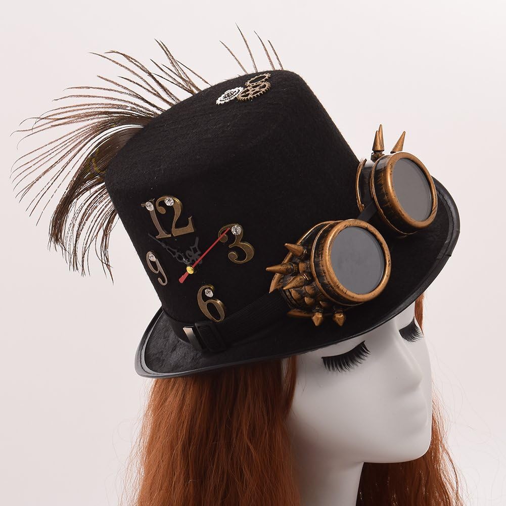 Steampunk Kostüm-Hut, M Farbe A