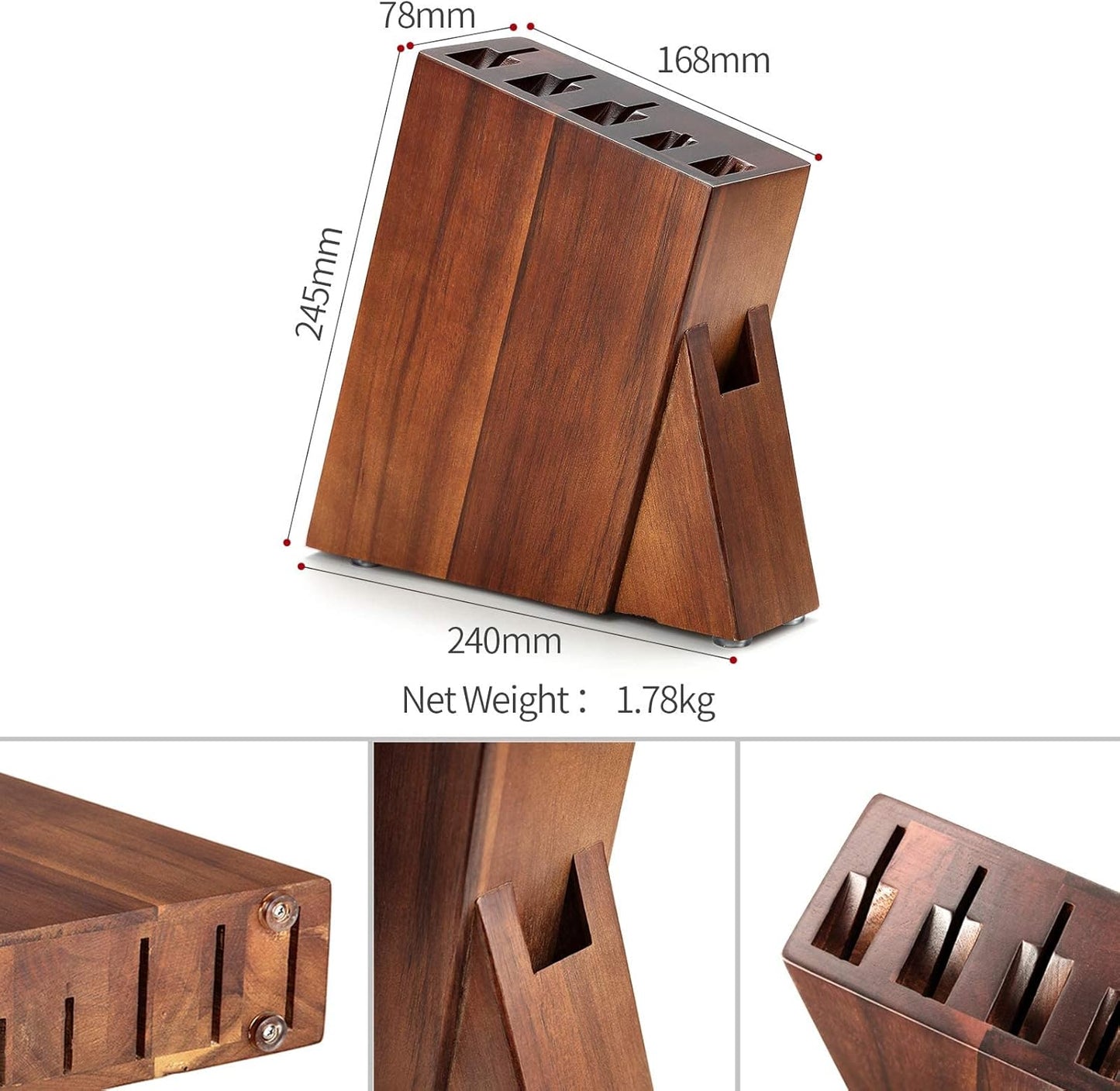7-teiliges Messerblock-Set, 7-teilig Messerblock Sets