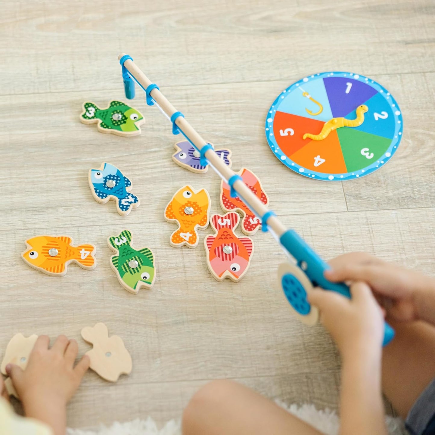 Catch & Count Fishing Game, Easy-Open Packaging