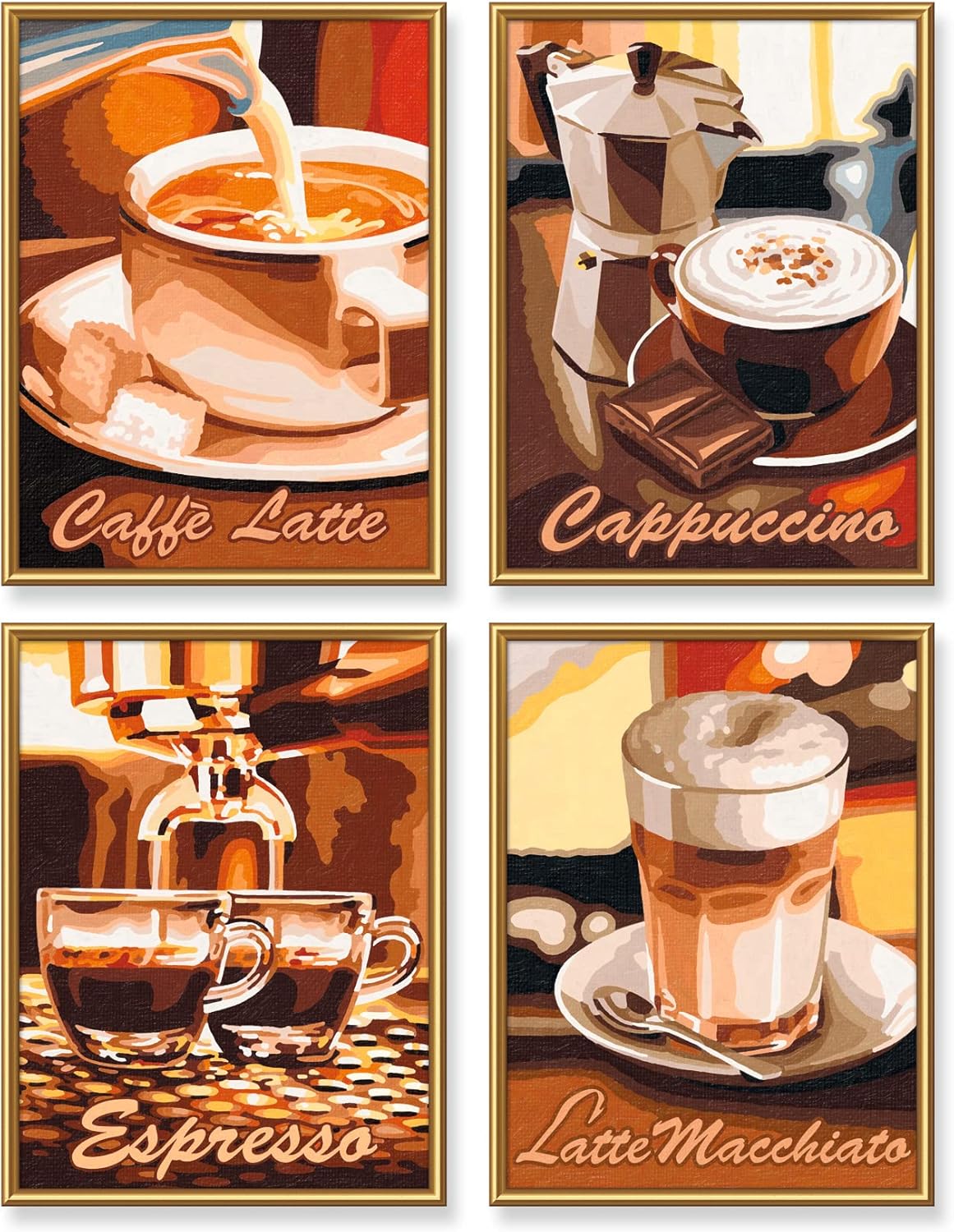 Malen nach Zahlen - Kaffeepause