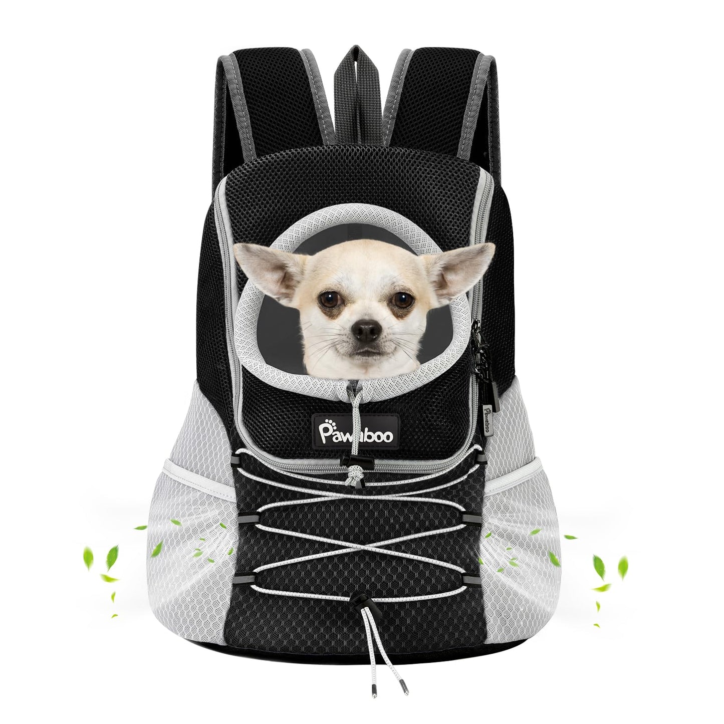 Haustier-Rucksack für Hunde und Katzen, Schwarz S