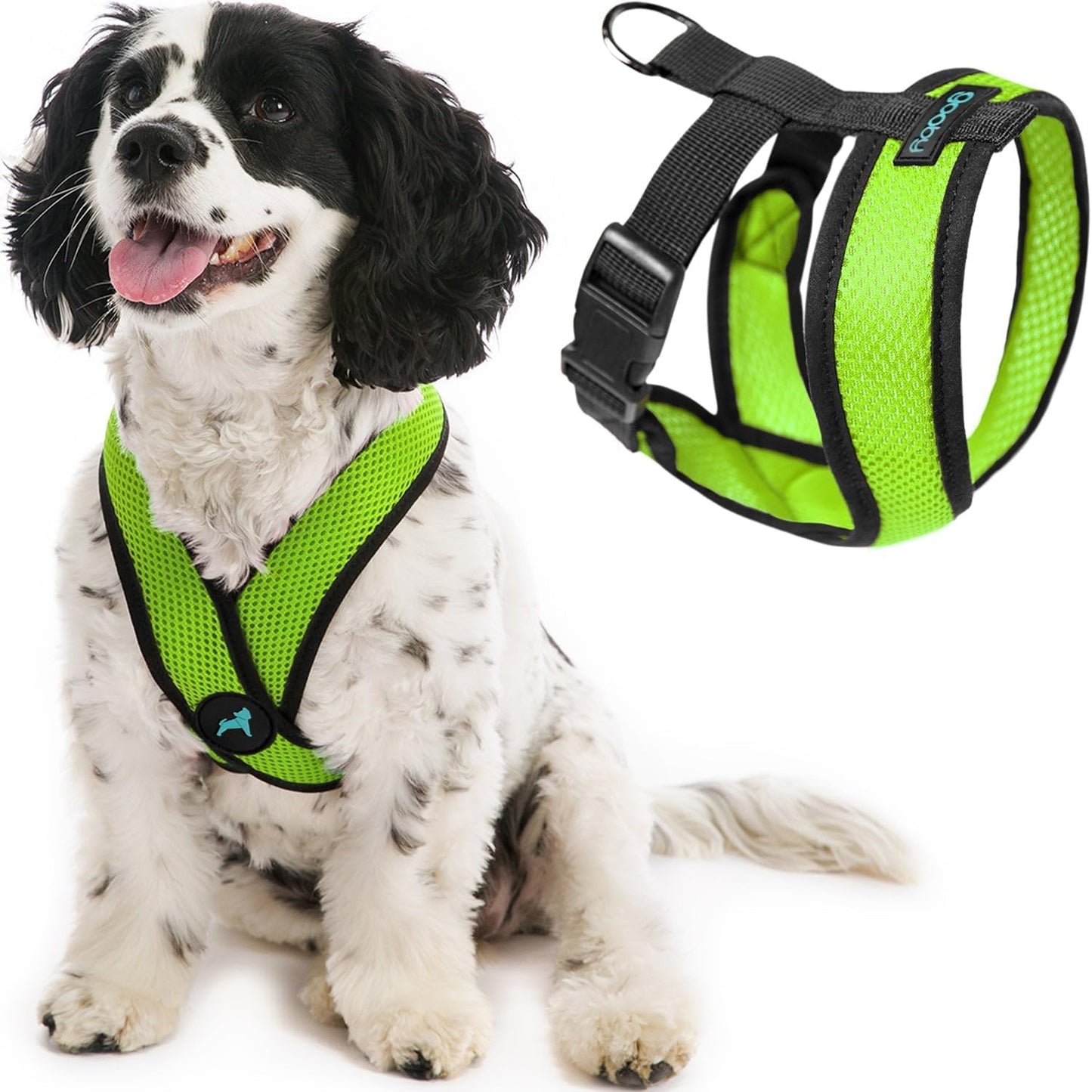 Comfort X Hundegeschirr, Small chest (9-13") / grün