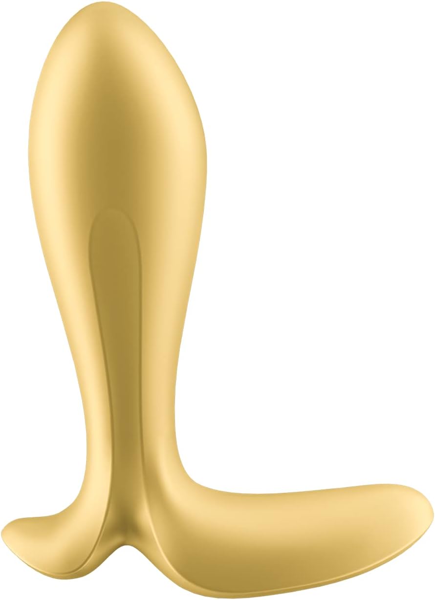 App-gesteuerter Analvibrator Intensity Plug, Gold Einheitsgrosse