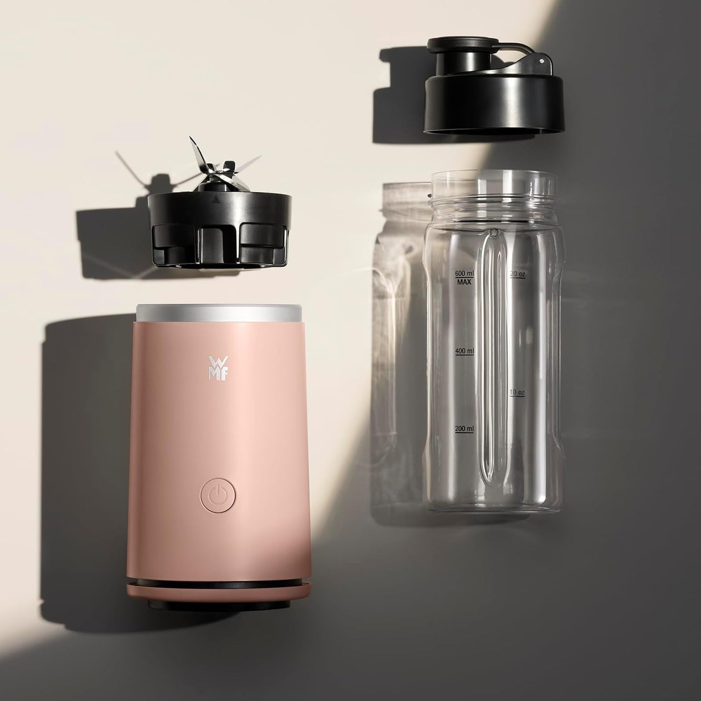 Mix & Go Touch Smoothie Maker & Mixer to Go, Pearl Blush