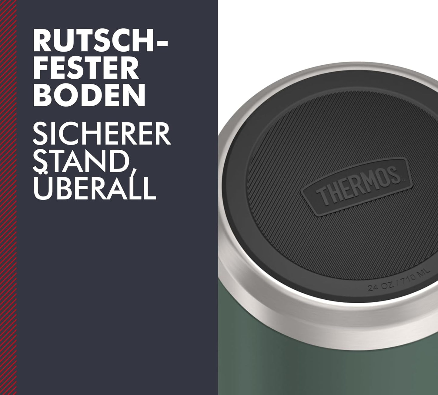 Isolier-Speisegefäss mit Löffel, 710 ml, 710 ml Grün / Forest Mat