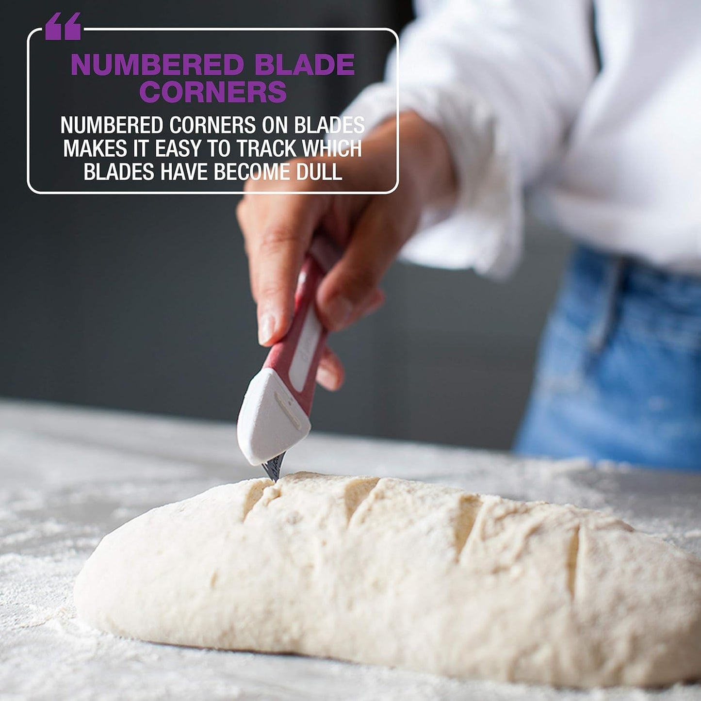 Artisan Brotbackset, Handwerker-Backset Lila
