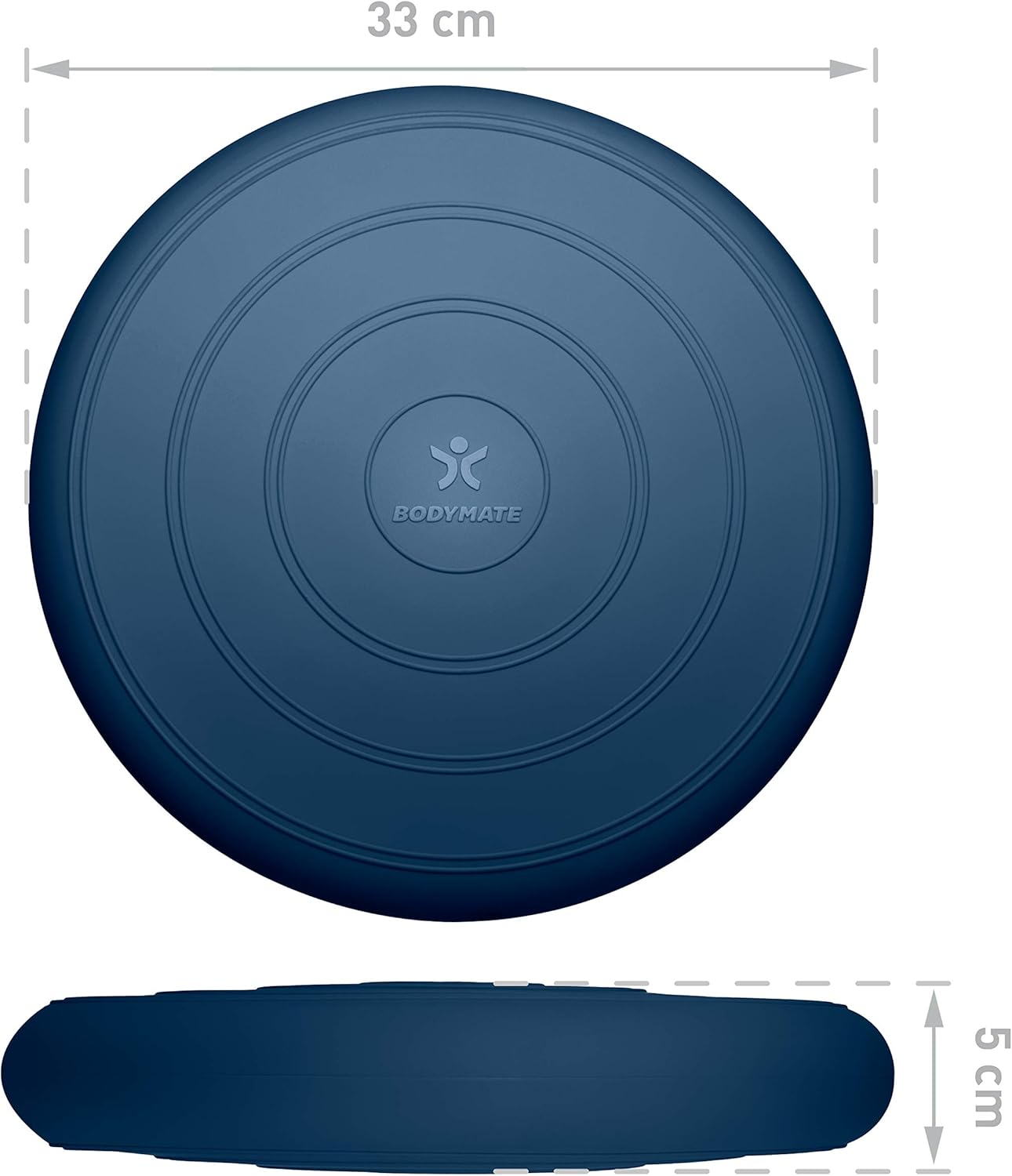Ballsitzkissen Comfort mit Pumpe, NAVY-BLAU