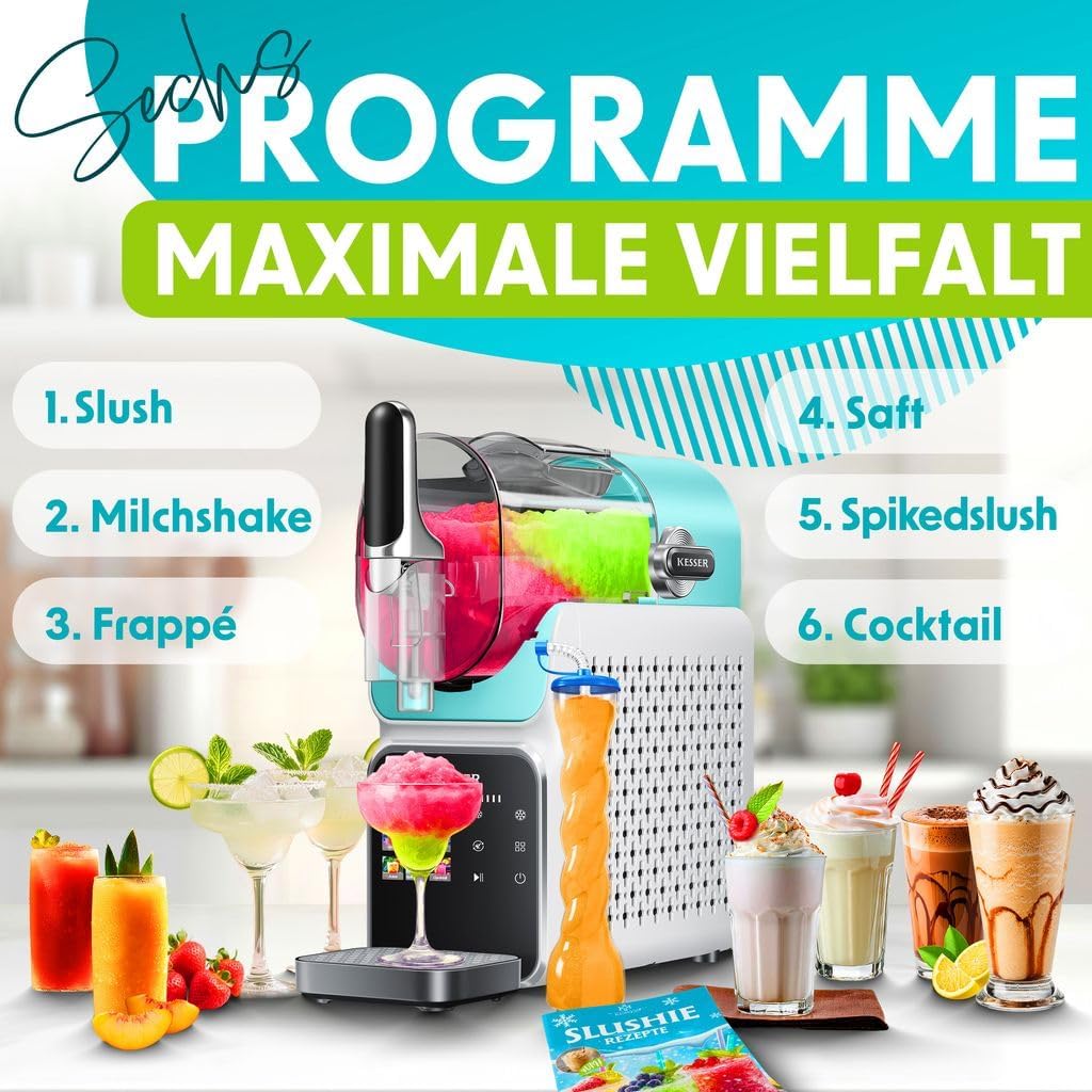 Slush Ice Maker 2L, 2 Liter Hellblau