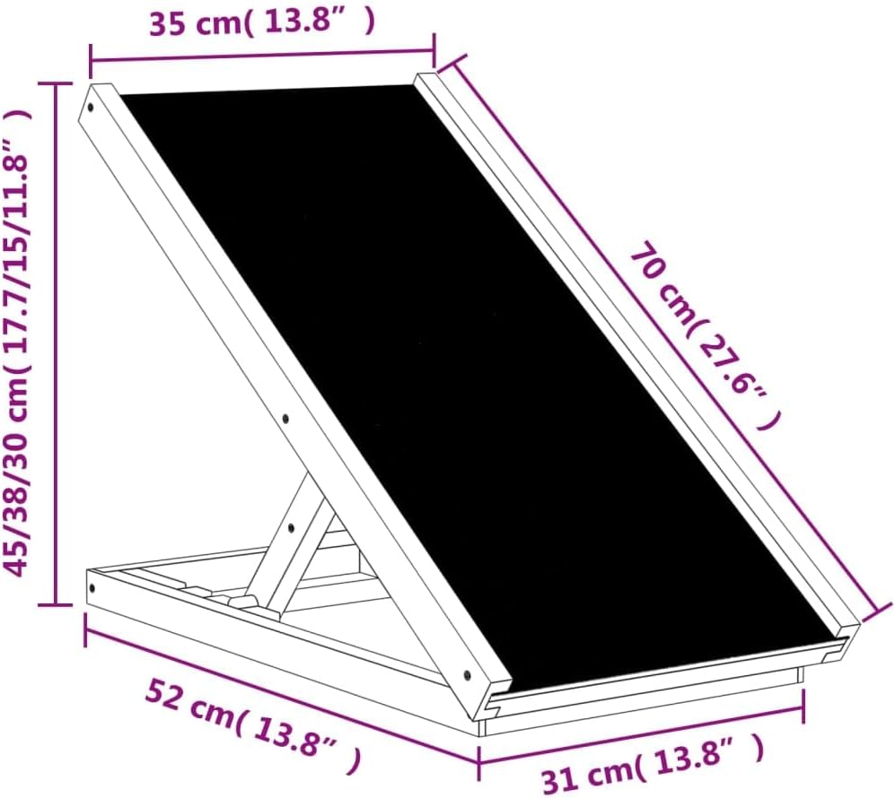 172418 Hunderampe, 70 x 35 cm