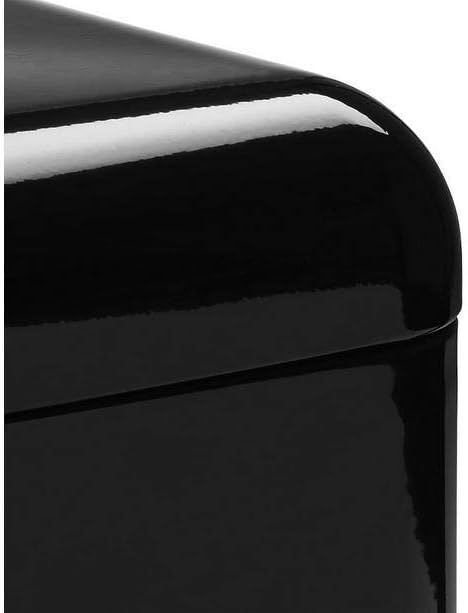 Retro-Brotbox mit Sichtfenster, Schwarz Big-Double Window Single