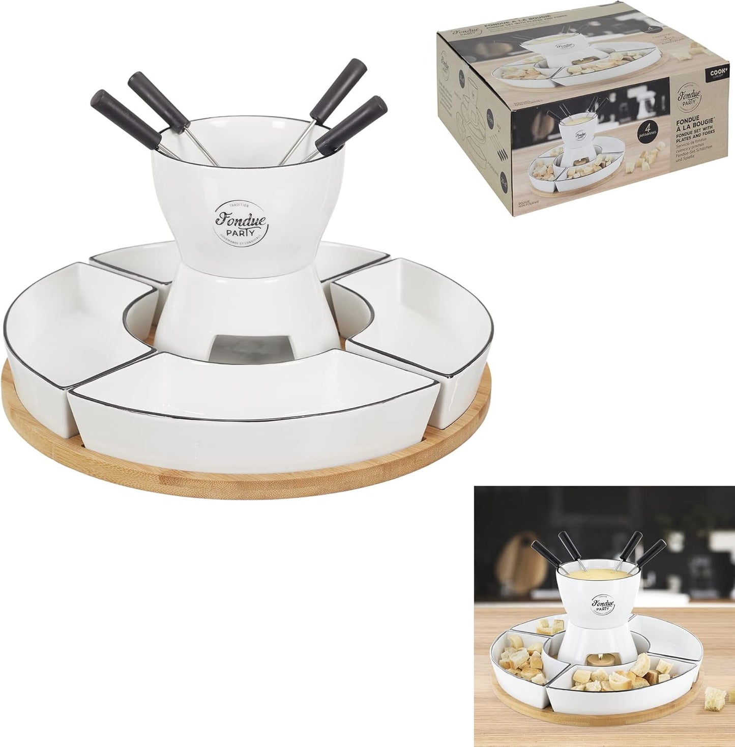 KA4602 Fondue Set für 4 Personen