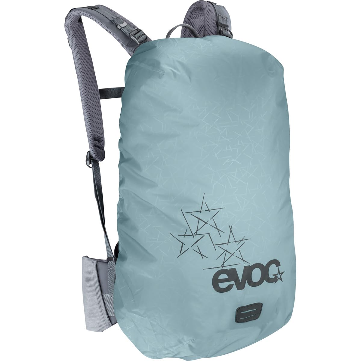 Raincover Sleeve, 25L, M Stahl/Grau
