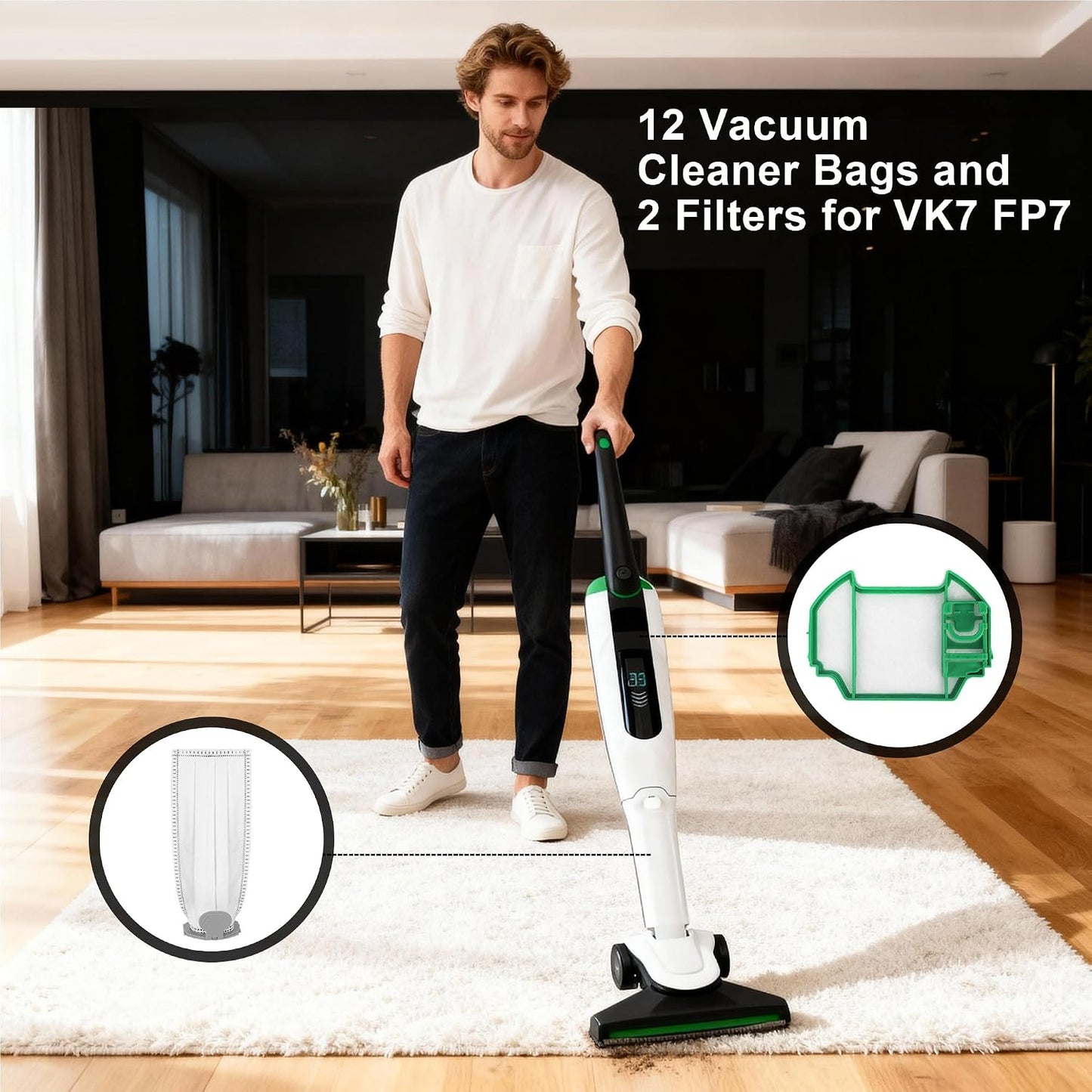 Staubsaugerbeutel & Filter-Set für Vorwerk Kobold