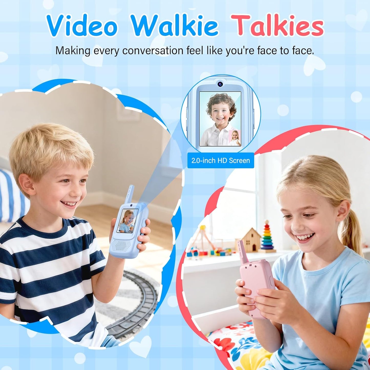 Video-Walkie-Talkie mit Stimmverzerrer
