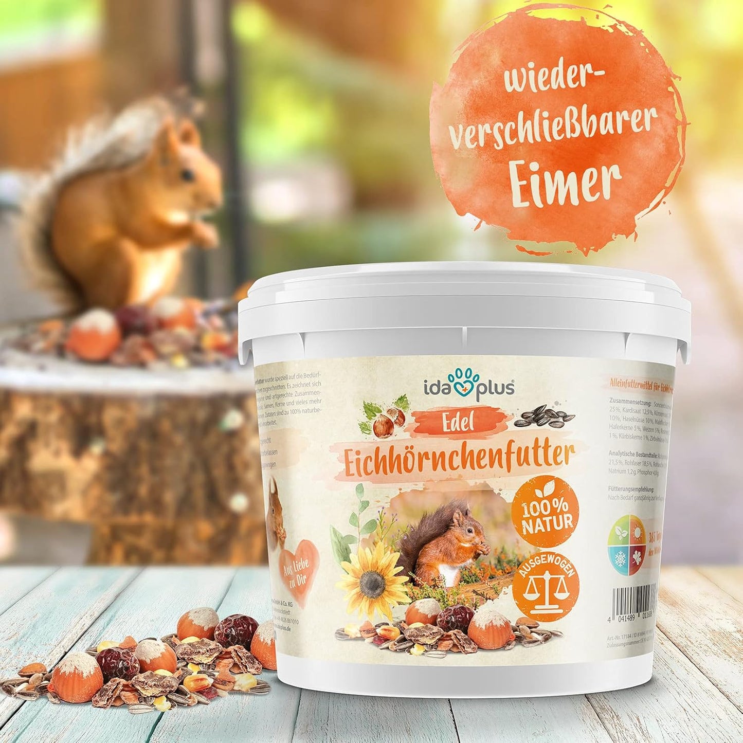Eichhörnchenfutter