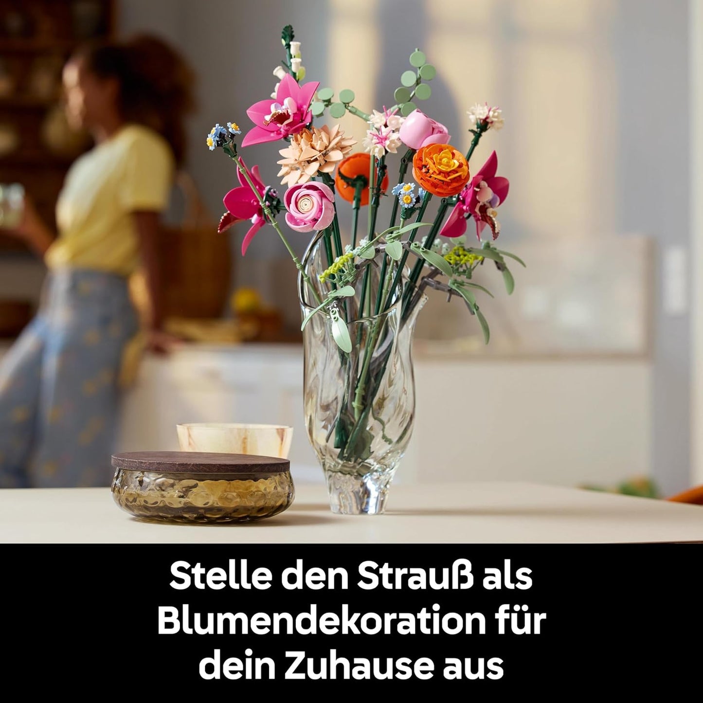Schöner Rosafarbener Blumenstrauss