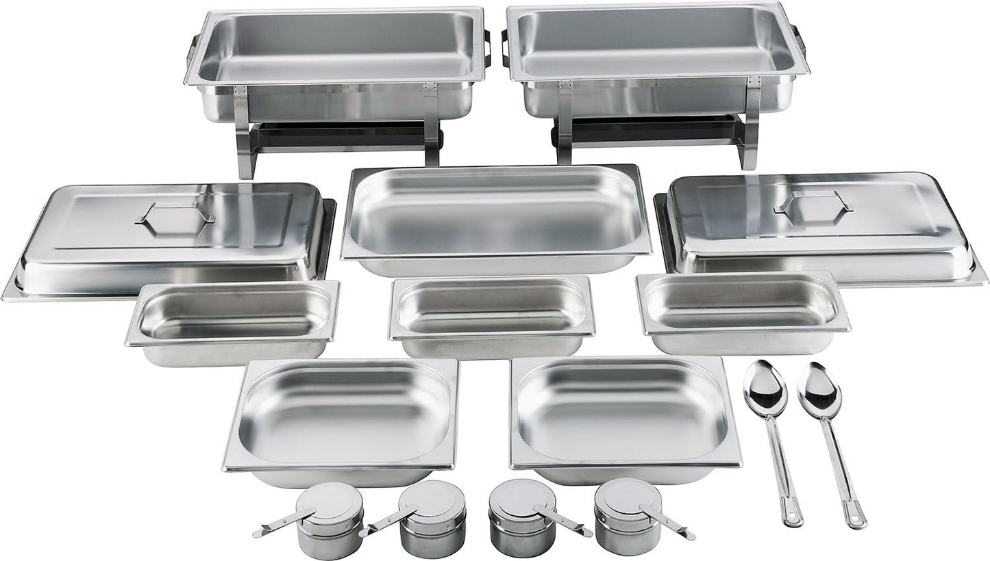 14-teiliges Chafing Speisewärmer Set