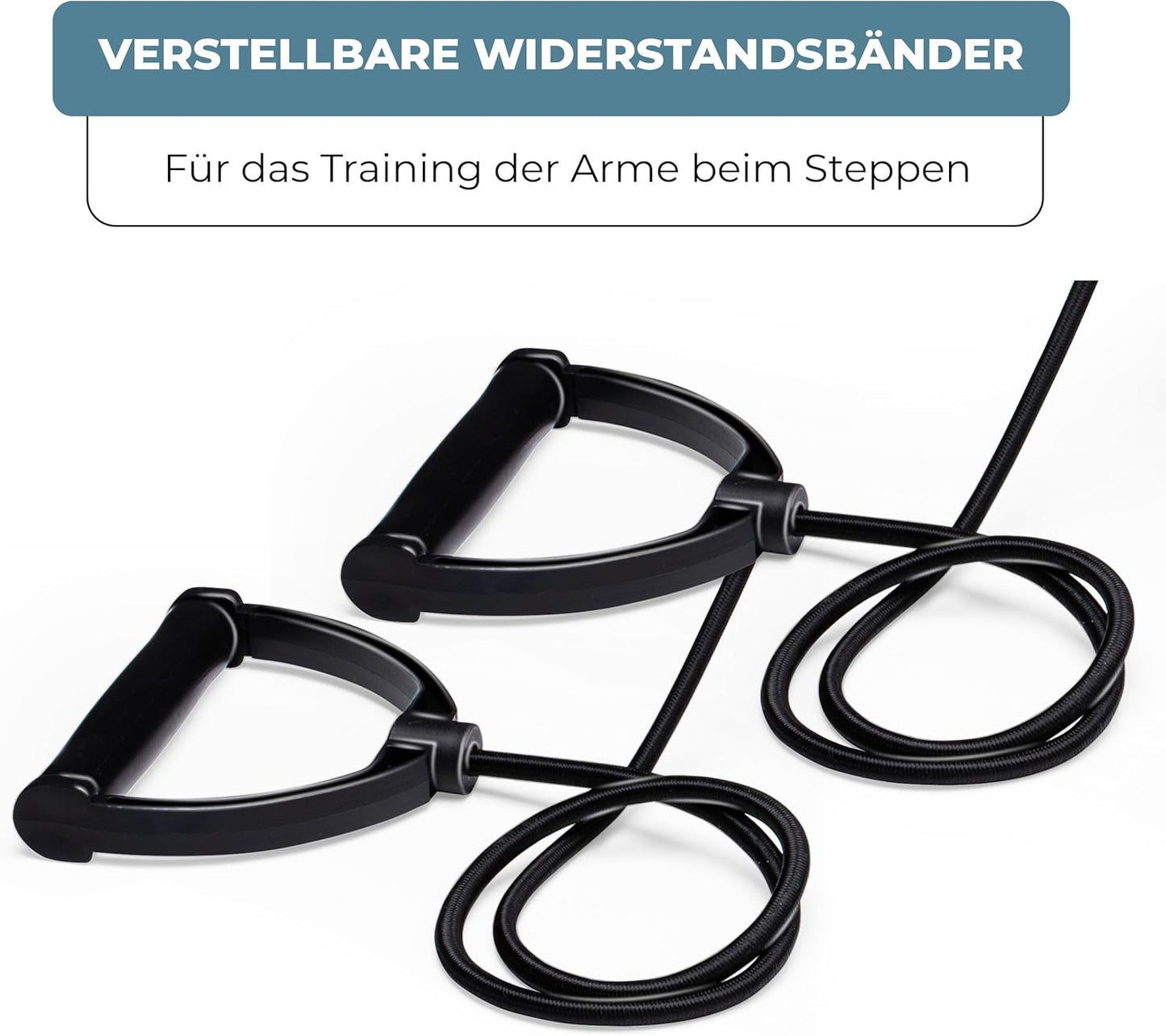 Mini Stepper mit Widerstandsbändern, Stepper mit Widerstandsbänder