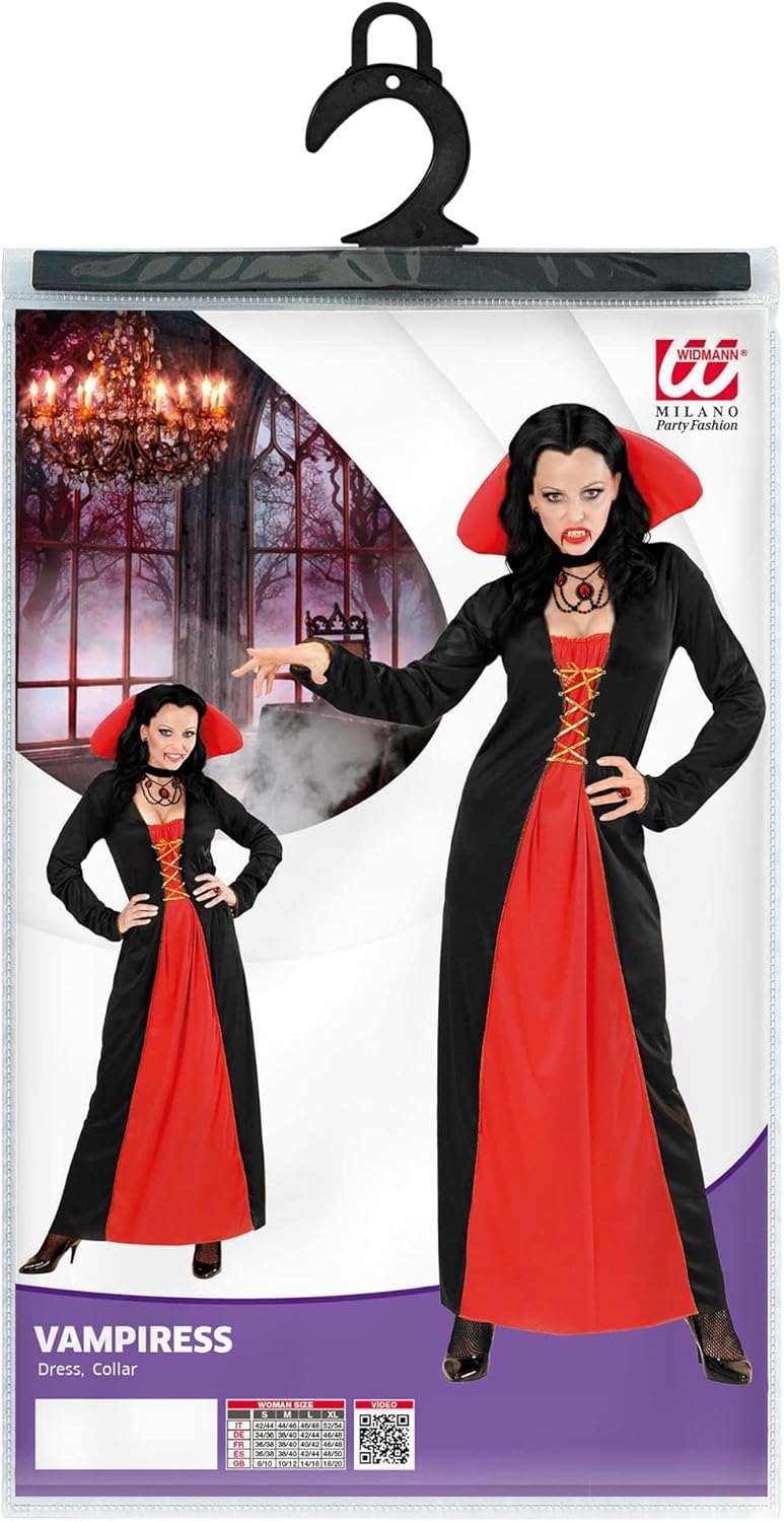 Kostüm viktorianische Vampirin für Halloween, XL