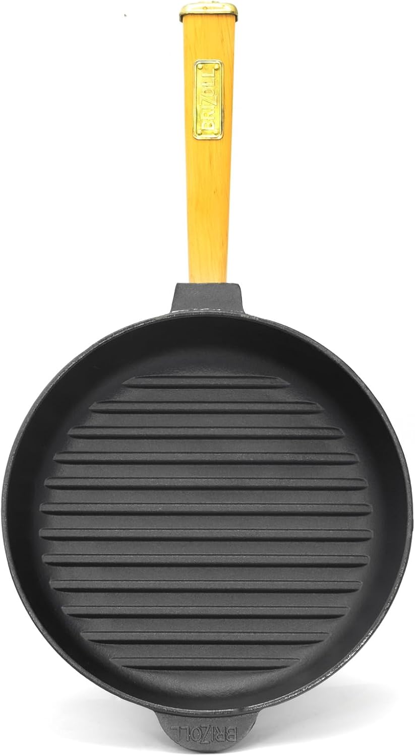 Grillpfanne mit Holzgriff, 26 cm