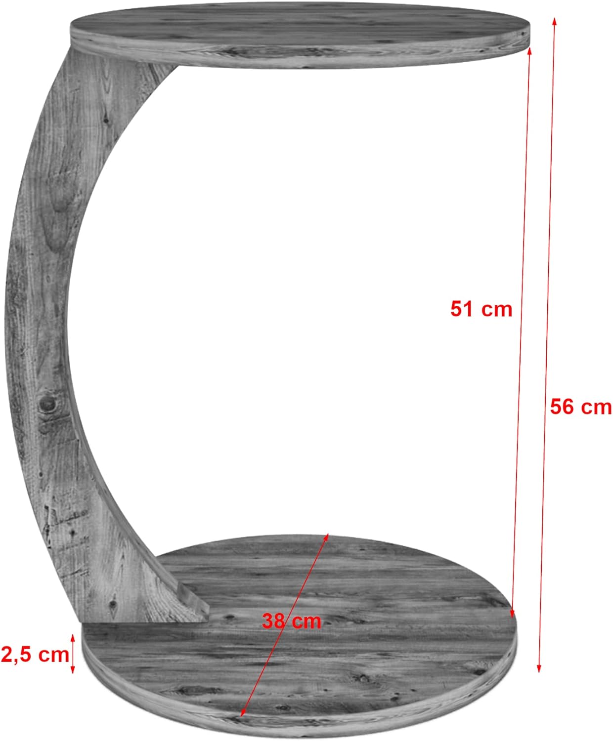Holeby, Holzoptik