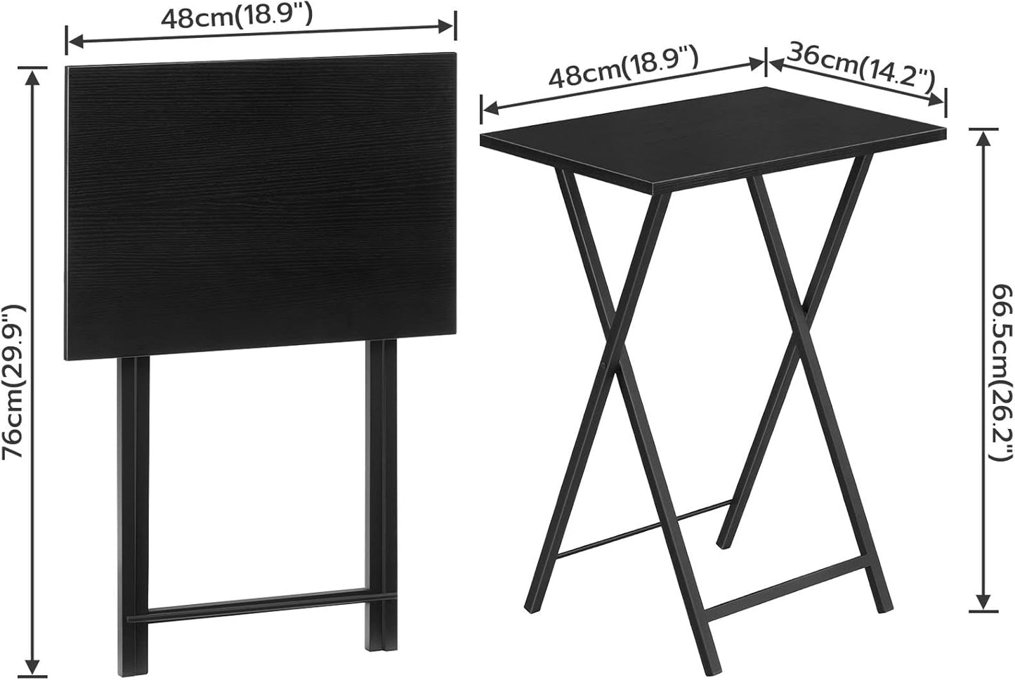 Beistelltisch, Schwarz 1