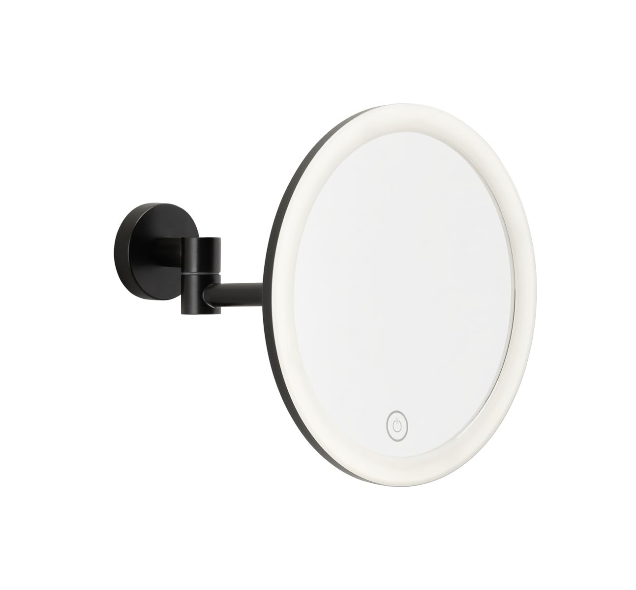 LED-Kosmetikspiegel mit Touch Control und Gelenkarm, VISIOON LED Schwarz
