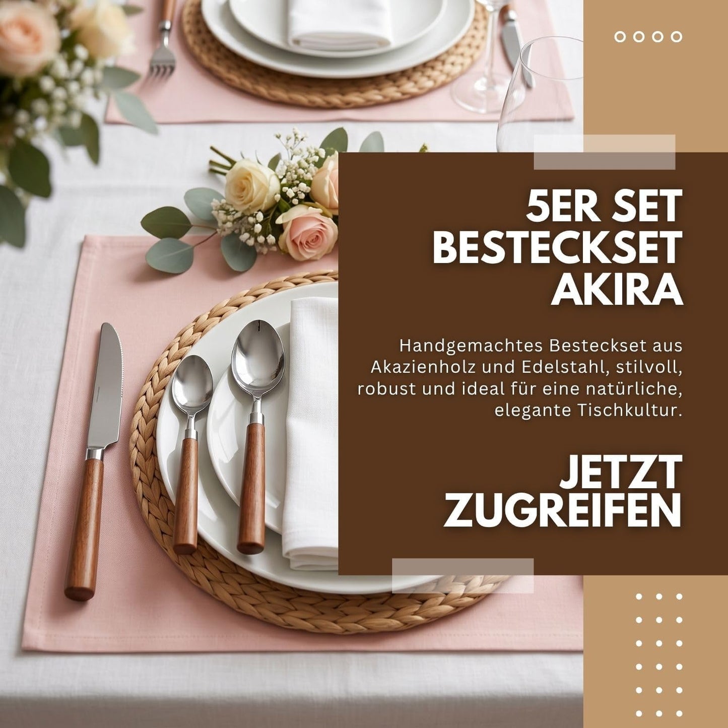 5-teiliges Skandinavisches Besteckset