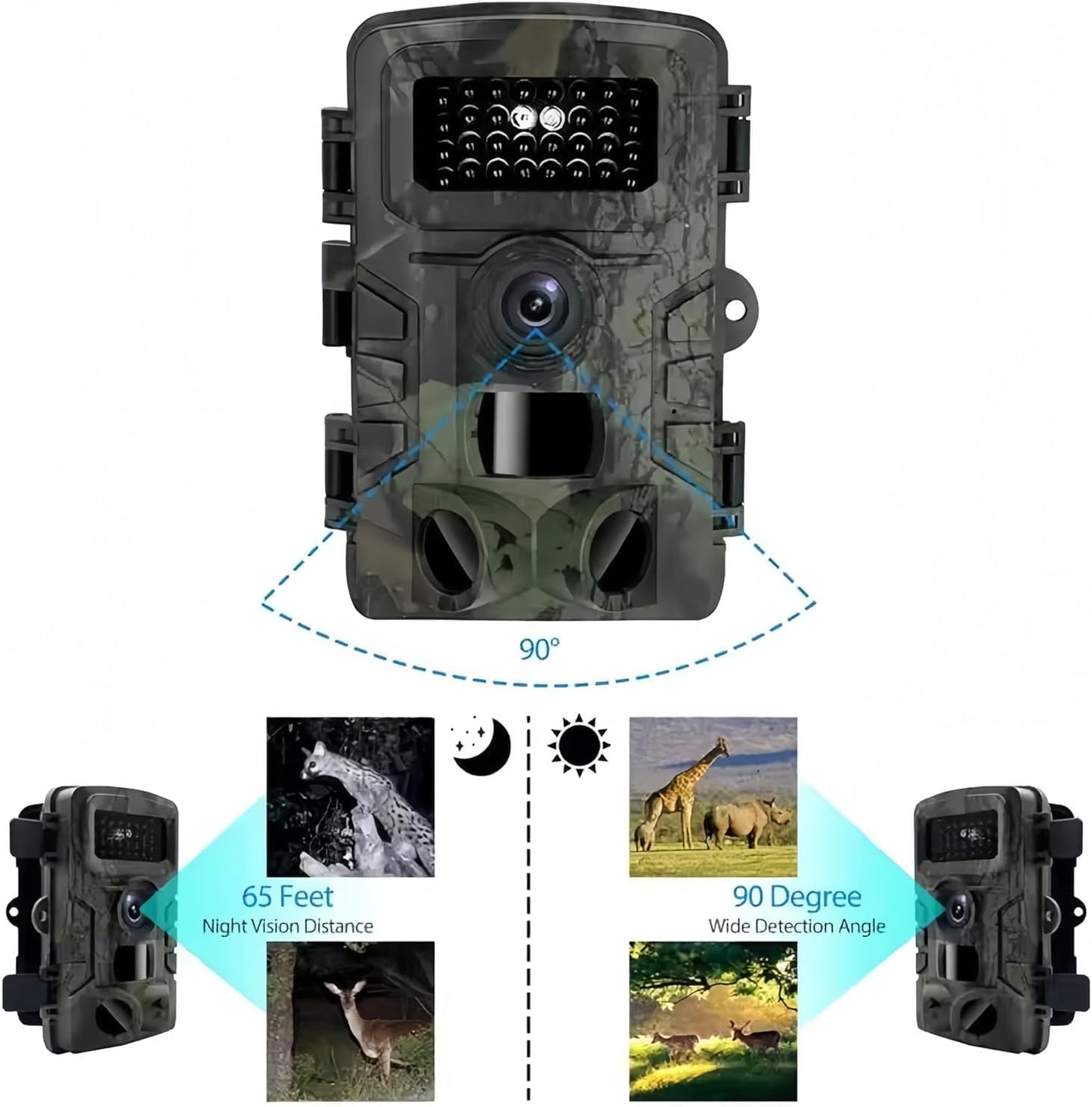 Wildkamera PR700 mit Bewegungssensor und Nachtsicht