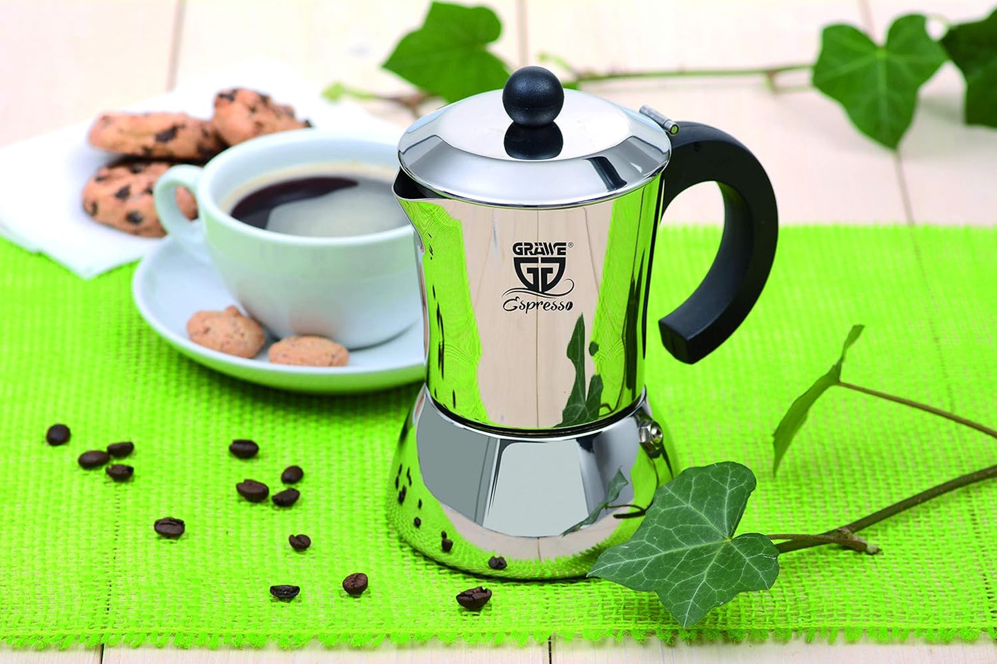 Induktionsgeeigneter Espressokocher, 200 ml - 4 Tassen