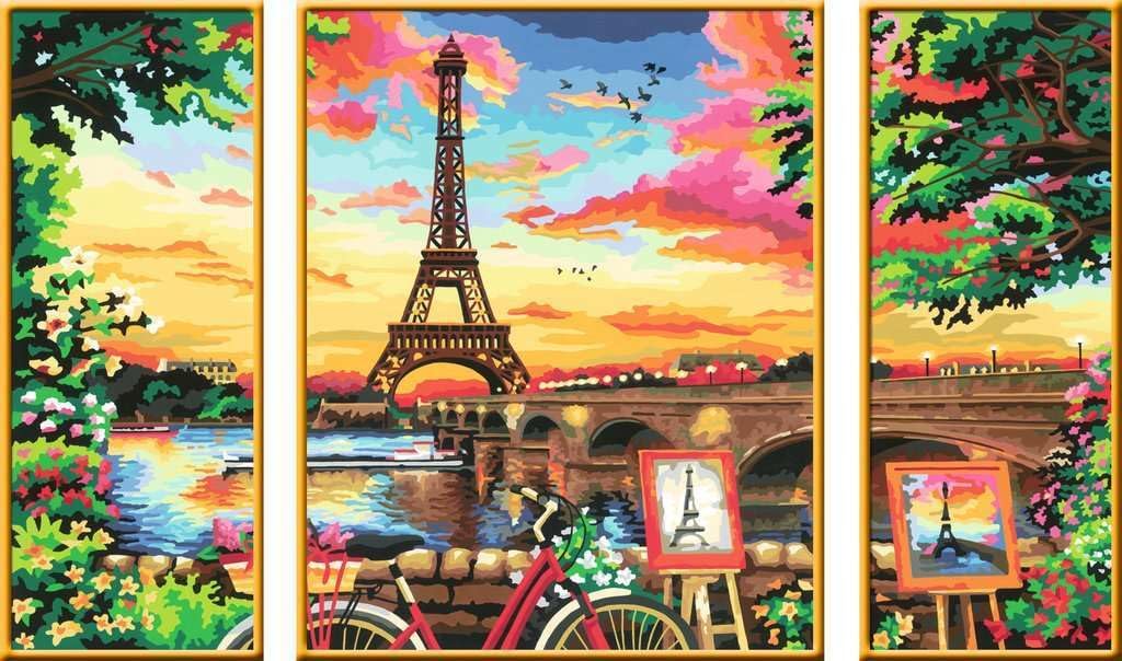 Malen nach Zahlen Im Herzen von Paris, Alte Version