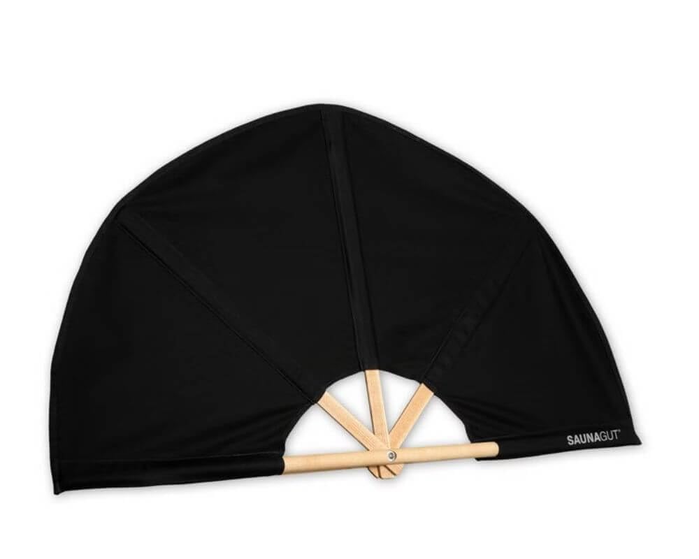 Sauna-Aufgussfächer, STANDARD Schwarz