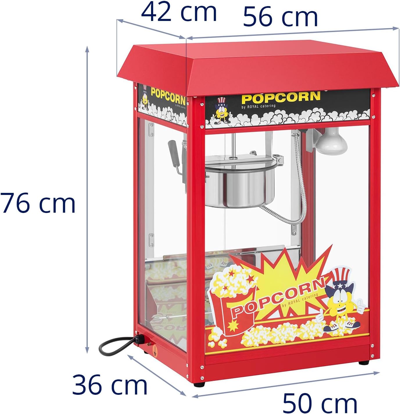 Popcornmaschine im Retro-Design